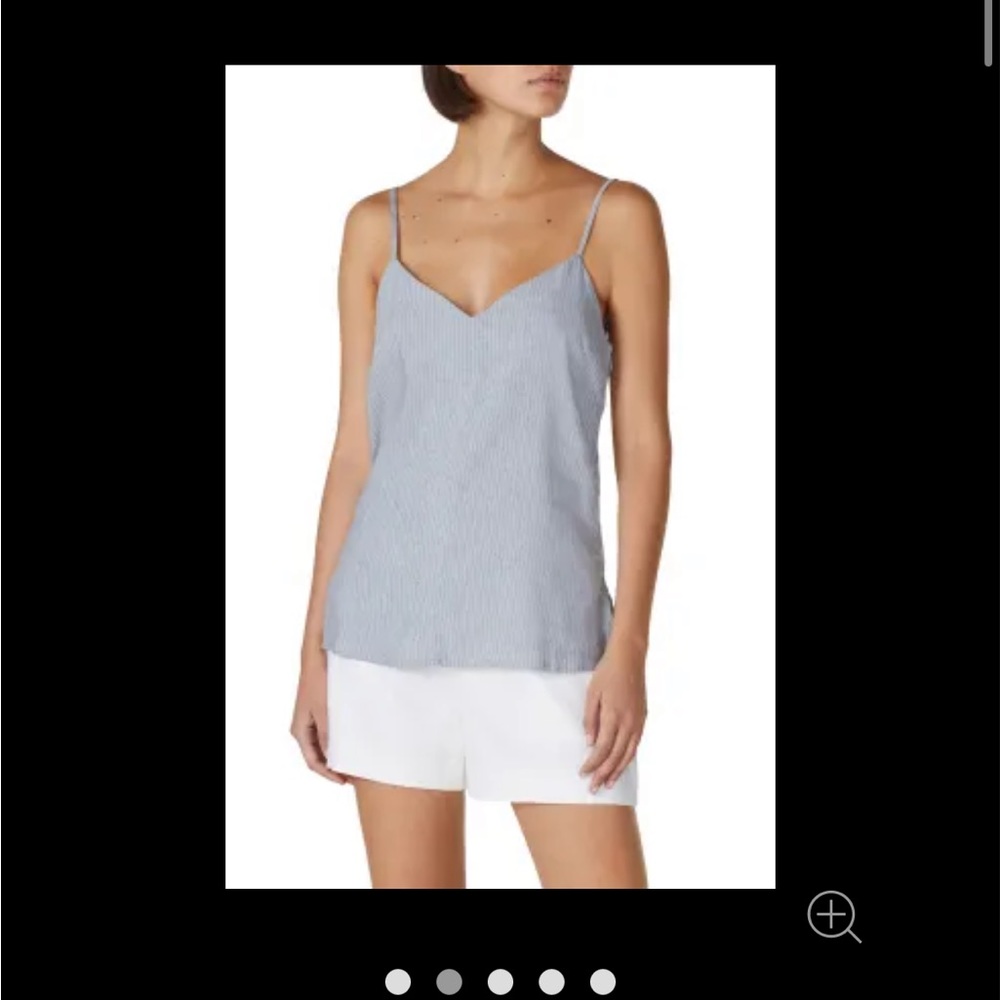Club Monaco blue and white striped tank - S Chambray Stripe Casual Cami